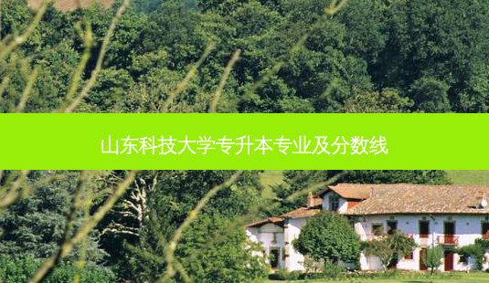 山东科技大学专升本专业及分数线-第1张图片-天智网 山东科技大学专升本专业及分数线-第1张图片-天智网