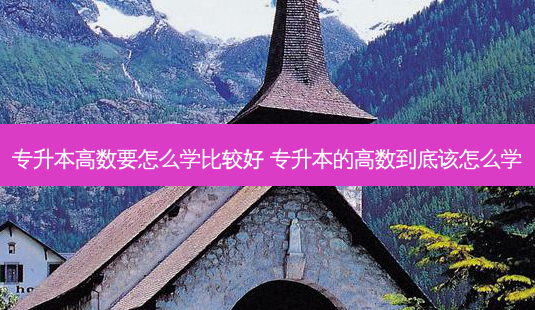 专升本高数要怎么学比较好 专升本的高数到底该怎么学-第1张图片-天智网 专升本高数要怎么学比较好 专升本的高数到底该怎么学-第1张图片-天智网