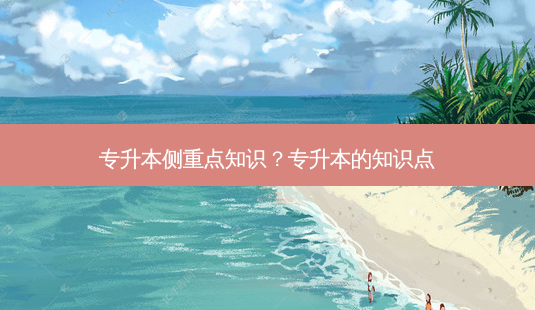 专升本侧重点知识?专升本的知识点-第1张图片-天智网 专升本侧重点知识?专升本的知识点-第1张图片-天智网