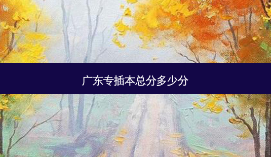 广东专插本总分多少分-第1张图片-天智网 广东专插本总分多少分-第1张图片-天智网