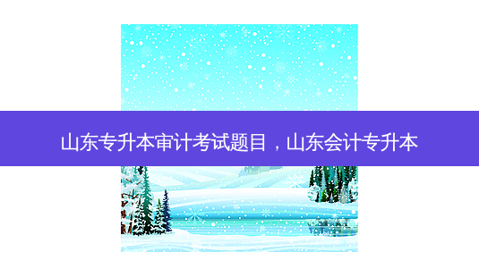 山东专升本审计考试题目,山东会计专升本-第1张图片-天智网 山东专升本审计考试题目,山东会计专升本-第1张图片-天智网