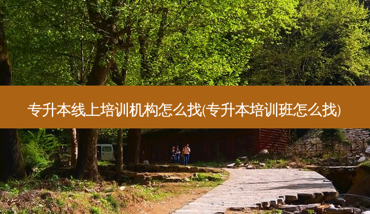 专升本线上培训机构怎么找(专升本培训班怎么找)-第1张图片-天智网 专升本线上培训机构怎么找(专升本培训班怎么找)-第1张图片-天智网