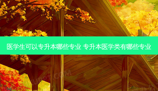 医学生可以专升本哪些专业 专升本医学类有哪些专业-第1张图片-天智网 医学生可以专升本哪些专业 专升本医学类有哪些专业-第1张图片-天智网