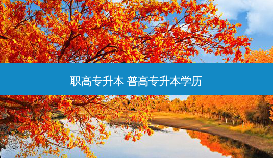 职高专升本 普高专升本学历-第1张图片-天智网 职高专升本 普高专升本学历-第1张图片-天智网