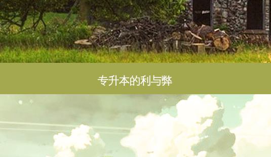 专升本的利与弊-第1张图片-天智网 专升本的利与弊-第1张图片-天智网
