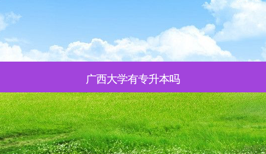 广西大学有专升本吗-第1张图片-天智网 广西大学有专升本吗-第1张图片-天智网