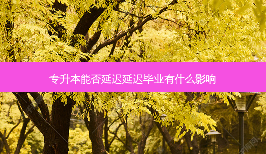 专升本能否延迟延迟毕业有什么影响-第1张图片-天智网 专升本能否延迟延迟毕业有什么影响-第1张图片-天智网
