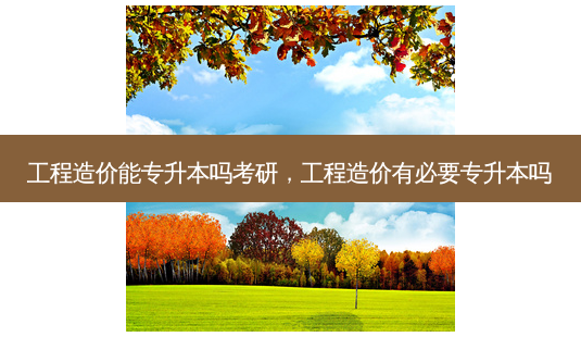 工程造价能专升本吗考研,工程造价有必要专升本吗-第1张图片-天智网 工程造价能专升本吗考研,工程造价有必要专升本吗-第1张图片-天智网