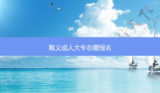 顺义成人大专在哪报名-第1张图片-天智网 顺义成人大专在哪报名-第1张图片-天智网
