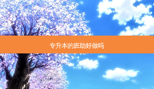 专升本的班助好做吗-第1张图片-天智网 专升本的班助好做吗-第1张图片-天智网