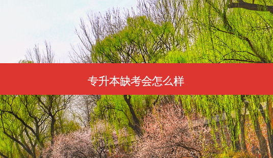 专升本缺考会怎么样-第1张图片-天智网 专升本缺考会怎么样-第1张图片-天智网