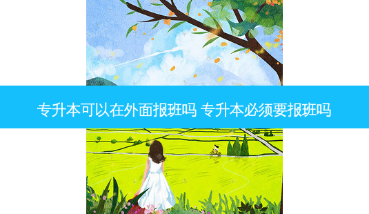专升本可以在外面报班吗 专升本必须要报班吗-第1张图片-天智网 专升本可以在外面报班吗 专升本必须要报班吗-第1张图片-天智网