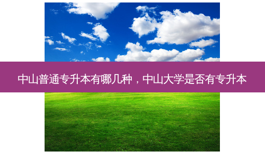 中山普通专升本有哪几种,中山大学是否有专升本-第1张图片-天智网 中山普通专升本有哪几种,中山大学是否有专升本-第1张图片-天智网