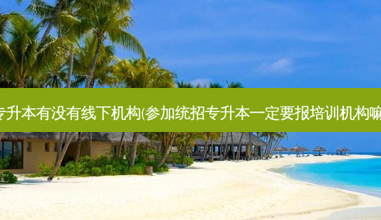 专升本有没有线下机构(参加统招专升本一定要报培训机构嘛)-第1张图片-天智网 专升本有没有线下机构(参加统招专升本一定要报培训机构嘛)-第1张图片-天智网