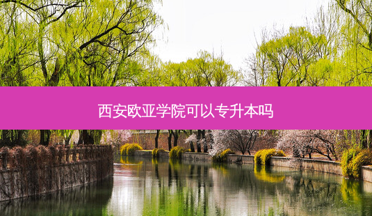 西安欧亚学院可以专升本吗-第1张图片-天智网 西安欧亚学院可以专升本吗-第1张图片-天智网