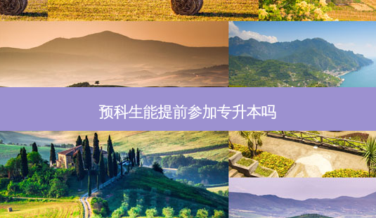 预科生能提前参加专升本吗-第1张图片-天智网 预科生能提前参加专升本吗-第1张图片-天智网