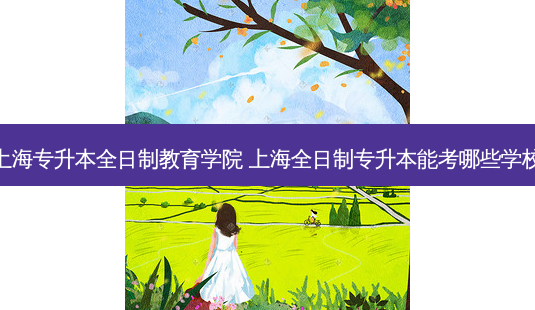 上海专升本全日制教育学院 上海全日制专升本能考哪些学校-第1张图片-天智网 上海专升本全日制教育学院 上海全日制专升本能考哪些学校-第1张图片-天智网