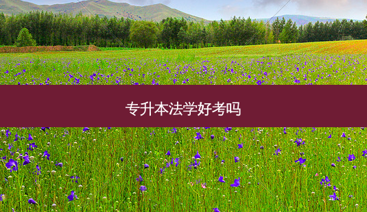 专升本法学好考吗-第1张图片-天智网 专升本法学好考吗-第1张图片-天智网