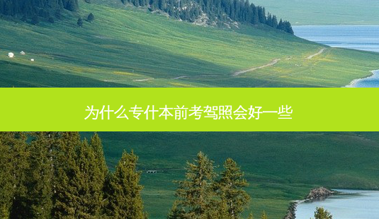 为什么专什本前考驾照会好一些-第1张图片-天智网 为什么专什本前考驾照会好一些-第1张图片-天智网