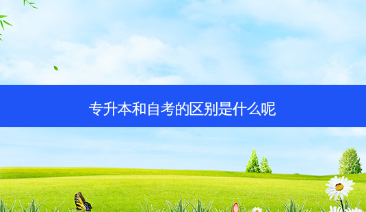 专升本和自考的区别是什么呢-第1张图片-天智网 专升本和自考的区别是什么呢-第1张图片-天智网