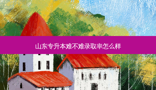 山东专升本难不难录取率怎么样-第1张图片-天智网 山东专升本难不难录取率怎么样-第1张图片-天智网