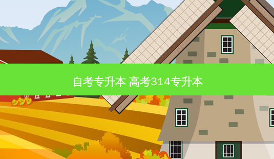 自考专升本 高考314专升本-第1张图片-天智网 自考专升本 高考314专升本-第1张图片-天智网