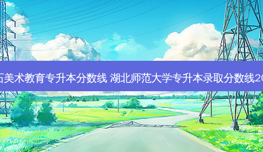 黄石美术教育专升本分数线 湖北师范大学专升本录取分数线2023-第1张图片-天智网 黄石美术教育专升本分数线 湖北师范大学专升本录取分数线2023-第1张图片-天智网