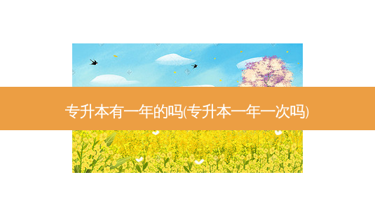 专升本有一年的吗(专升本一年一次吗)-第1张图片-天智网 专升本有一年的吗(专升本一年一次吗)-第1张图片-天智网