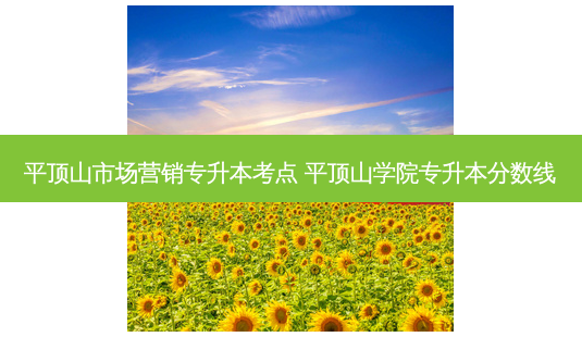 平顶山市场营销专升本考点 平顶山学院专升本分数线-第1张图片-天智网 平顶山市场营销专升本考点 平顶山学院专升本分数线-第1张图片-天智网