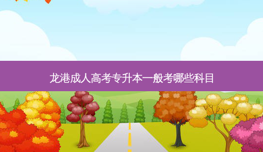 龙港成人高考专升本一般考哪些科目-第1张图片-天智网 龙港成人高考专升本一般考哪些科目-第1张图片-天智网