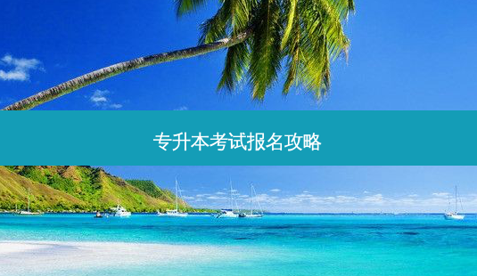 专升本考试报名攻略-第1张图片-天智网 专升本考试报名攻略-第1张图片-天智网