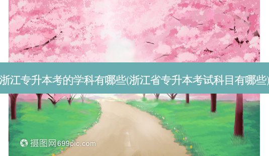 浙江专升本考的学科有哪些(浙江省专升本考试科目有哪些)-第1张图片-天智网 浙江专升本考的学科有哪些(浙江省专升本考试科目有哪些)-第1张图片-天智网