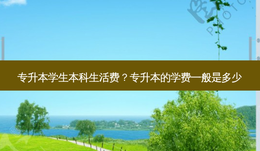 专升本学生本科生活费?专升本的学费一般是多少-第1张图片-天智网 专升本学生本科生活费?专升本的学费一般是多少-第1张图片-天智网