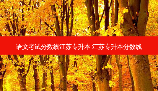 语文考试分数线江苏专升本 江苏专升本分数线-第1张图片-天智网 语文考试分数线江苏专升本 江苏专升本分数线-第1张图片-天智网