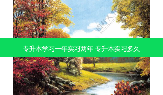 专升本学习一年实习两年 专升本实习多久-第1张图片-天智网 专升本学习一年实习两年 专升本实习多久-第1张图片-天智网