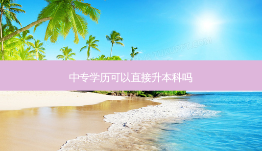 中专学历可以直接升本科吗-第1张图片-天智网 中专学历可以直接升本科吗-第1张图片-天智网