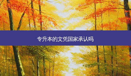 专升本的文凭国家承认吗-第1张图片-天智网 专升本的文凭国家承认吗-第1张图片-天智网