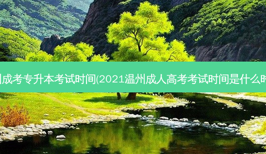 温州成考专升本考试时间(2021温州成人高考考试时间是什么时候)-第1张图片-天智网 温州成考专升本考试时间(2021温州成人高考考试时间是什么时候)-第1张图片-天智网