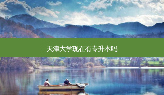 天津大学现在有专升本吗-第1张图片-天智网 天津大学现在有专升本吗-第1张图片-天智网