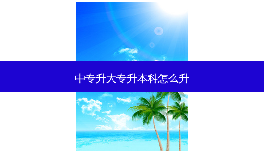 中专升大专升本科怎么升-第1张图片-天智网 中专升大专升本科怎么升-第1张图片-天智网