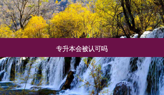 专升本会被认可吗-第1张图片-天智网 专升本会被认可吗-第1张图片-天智网
