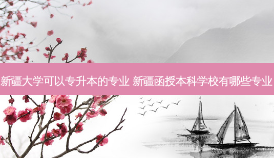 新疆大学可以专升本的专业 新疆函授本科学校有哪些专业-第1张图片-天智网 新疆大学可以专升本的专业 新疆函授本科学校有哪些专业-第1张图片-天智网