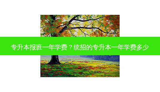专升本报班一年学费?统招的专升本一年学费多少-第1张图片-天智网 专升本报班一年学费?统招的专升本一年学费多少-第1张图片-天智网