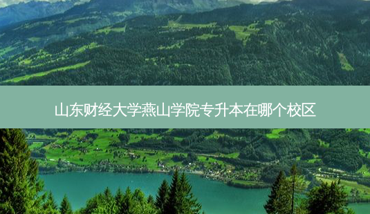 山东财经大学燕山学院专升本在哪个校区-第1张图片-天智网 山东财经大学燕山学院专升本在哪个校区-第1张图片-天智网