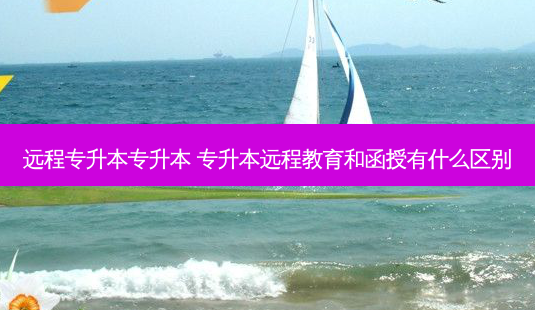 远程专升本专升本 专升本远程教育和函授有什么区别-第1张图片-天智网 远程专升本专升本 专升本远程教育和函授有什么区别-第1张图片-天智网