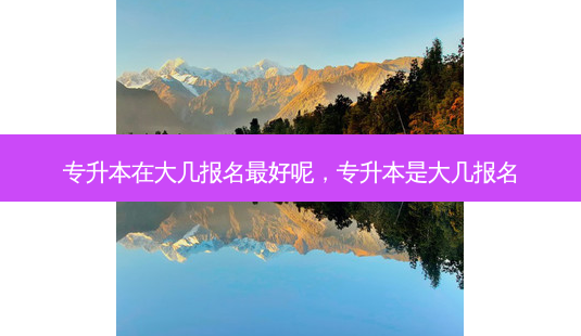 专升本在大几报名 *** 好呢,专升本是大几报名-第1张图片-天智网 专升本在大几报名 *** 好呢,专升本是大几报名-第1张图片-天智网