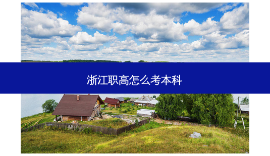 浙江职高怎么考本科-第1张图片-天智网 浙江职高怎么考本科-第1张图片-天智网