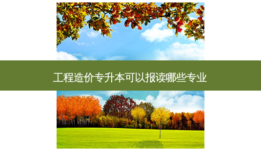 工程造价专升本可以报读哪些专业-第1张图片-天智网 工程造价专升本可以报读哪些专业-第1张图片-天智网