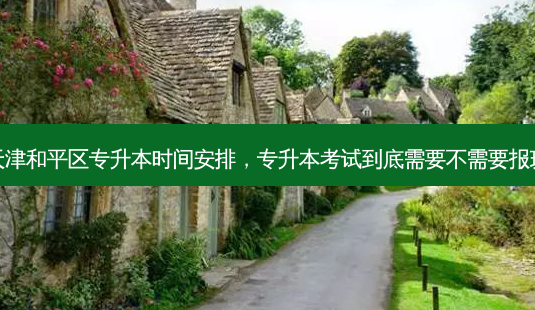 天津和平区专升本时间安排,专升本考试到底需要不需要报班-第1张图片-天智网 天津和平区专升本时间安排,专升本考试到底需要不需要报班-第1张图片-天智网