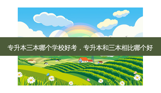 专升本三本哪个学校好考,专升本和三本相比哪个好-第1张图片-天智网 专升本三本哪个学校好考,专升本和三本相比哪个好-第1张图片-天智网